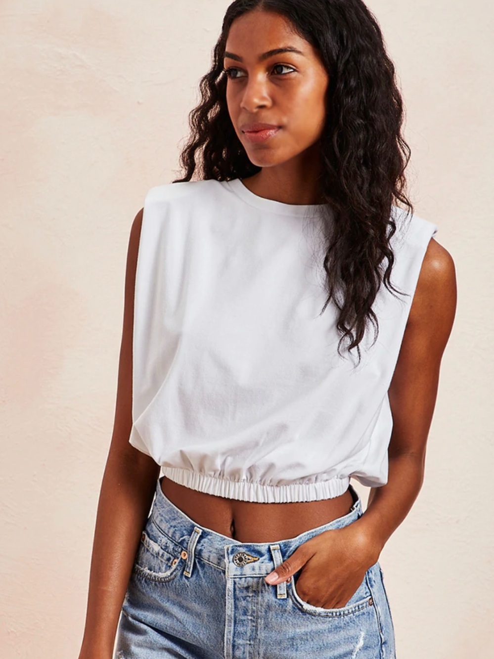 The Westside Padded Shoulder Muscle Tank
